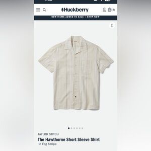 Taylor Stitch Hawthorne Short Sleeve Shirt